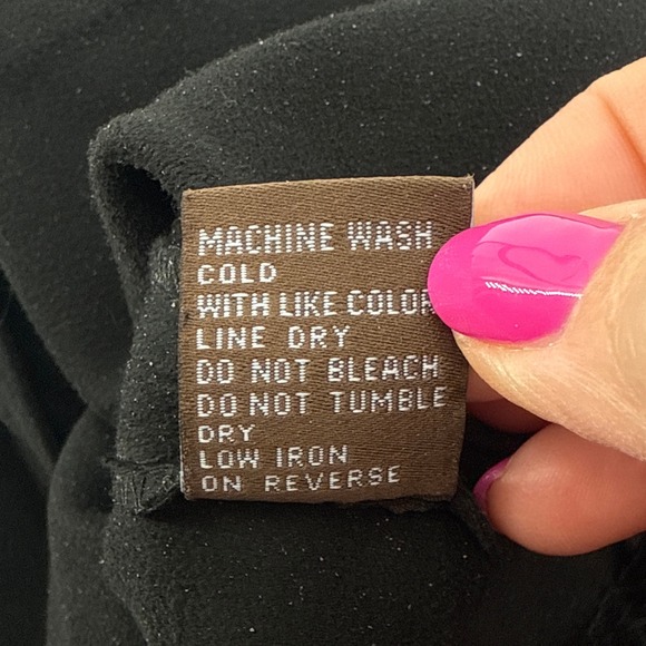 J. McLaughlin Camino Faux Suede Sheath Black Sleeveless Cowl Neck Dress‎ XL - Picture 7 of 9